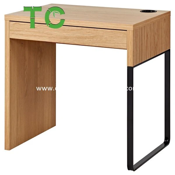 Modern Rectangular Wood Computer Desk PC Laptop Kids Reading Table with Drawer Writing Study Desk