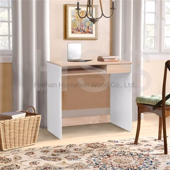 Crianças de madeira moderna móveis para casa mesa de estudo computador portátil (hf