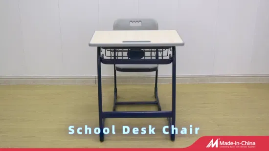Mesa e cadeira de estudo para crianças solteiras de escola primária com novo design